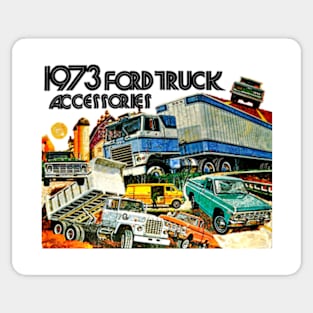 1973 FORD TRUCKS - accessories brochure Sticker